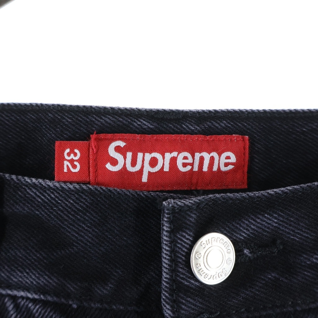 SUPREME(シュプリーム) 26AW Baggy Jean バギージーンズ ジッパーフライ ワイドデニムパンツ ブラック