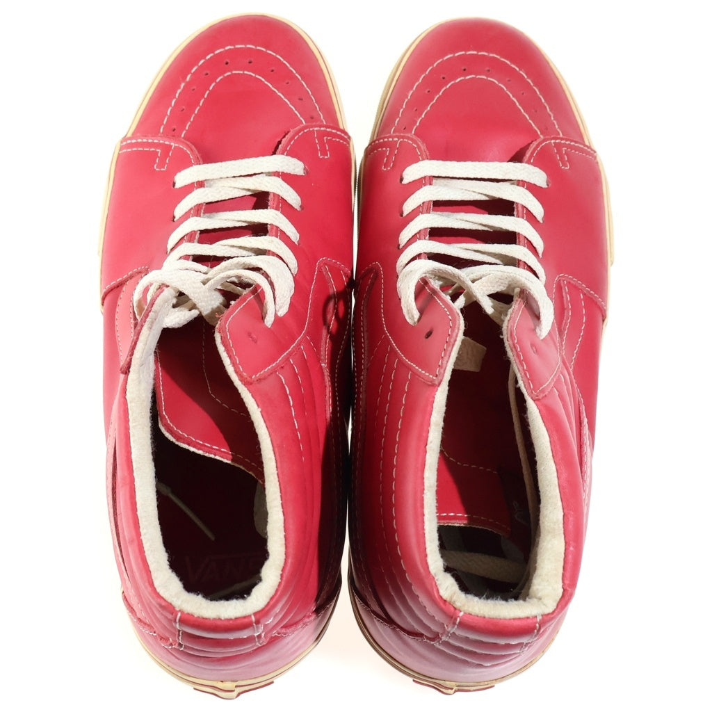 VANS(ヴァンズ) 【観賞用】 90s Sk8-Hi スケートハイ レザー ハイカットスニーカー レッド US10/28cm