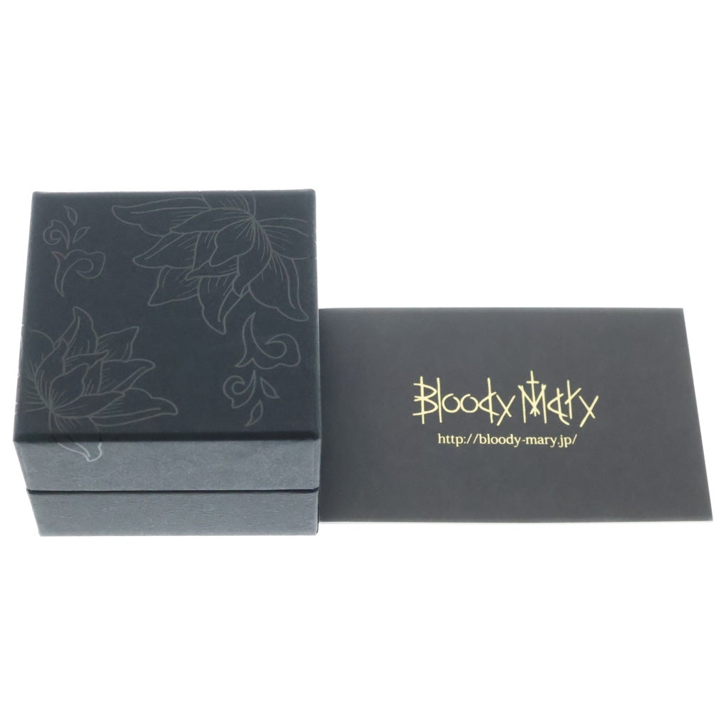 Bloody Mary(ブラッディマリー) PEACOOK FEATHER RING カラーストーン ピーコックフェザーリング シルバー/グリーン レディース