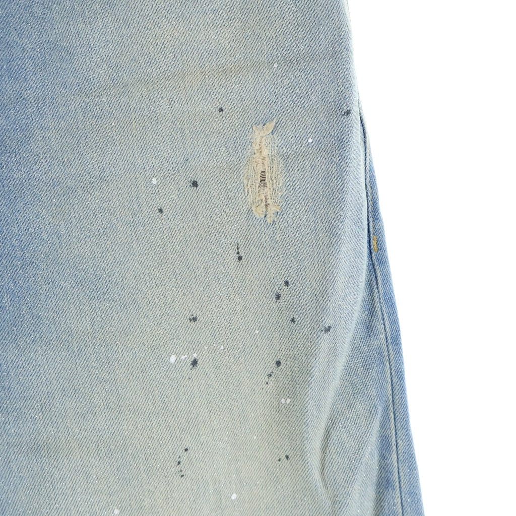 BREATH(ブレス) 26SS COATING DAMAGE DENIM PANTS コーティングダメージ ジッパーフライ ワイドバギー デニムパンツ インディゴブルー BR26SS-P1903