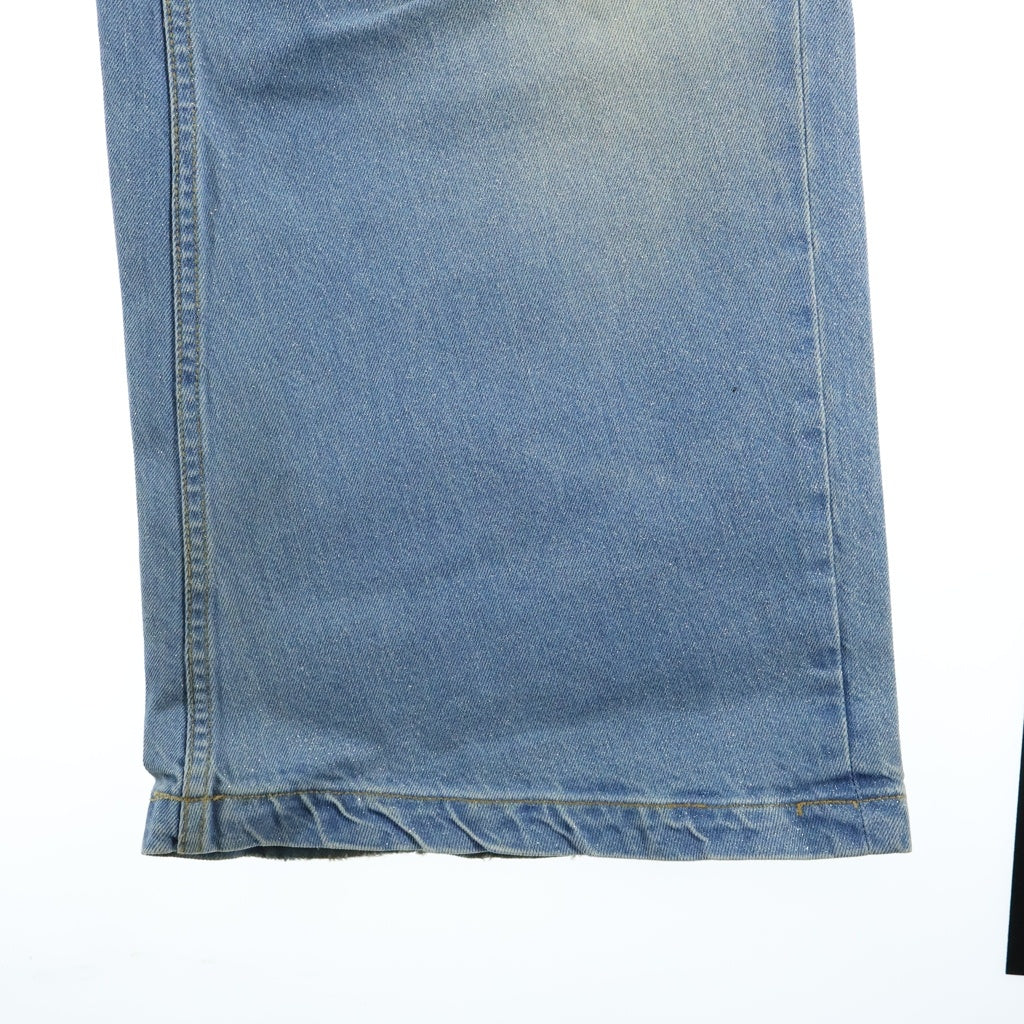 BREATH(ブレス) 26SS COATING DAMAGE DENIM PANTS コーティングダメージ ジッパーフライ ワイドバギー デニムパンツ インディゴブルー BR26SS-P1903