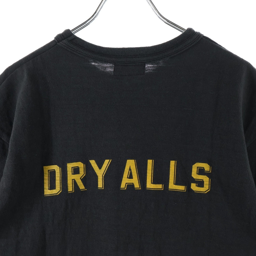 HUMAN MADE(ヒューマンメイド) DRY ALLS S/S Tee ドライオール フロントロゴ 両面プリント 半袖 Tシャツ カットソー チャコール