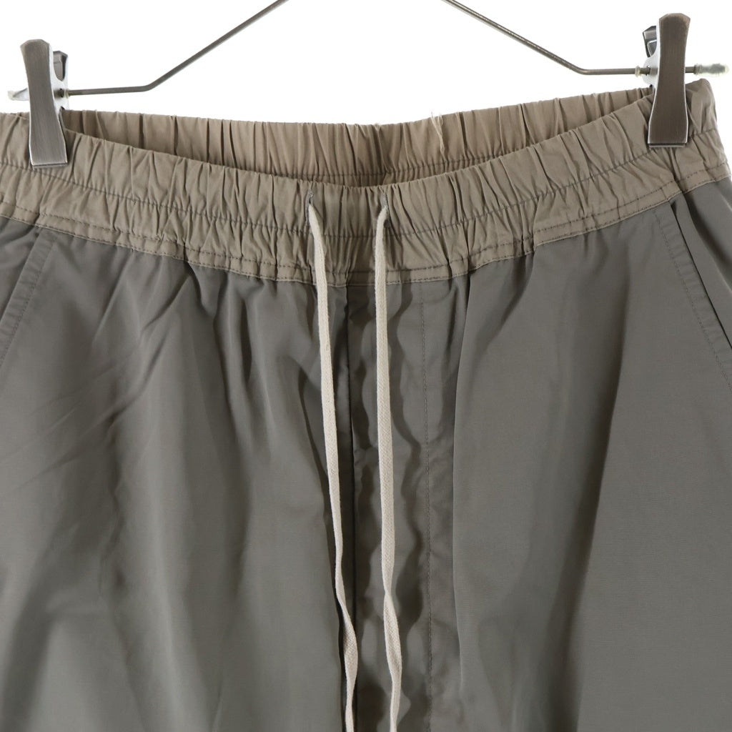 Rick Owens(リックオウエンス) Drawstring Cropped Pants ドローストリング クロップド ナイロンパンツ ベージュ RU17F8380-MU