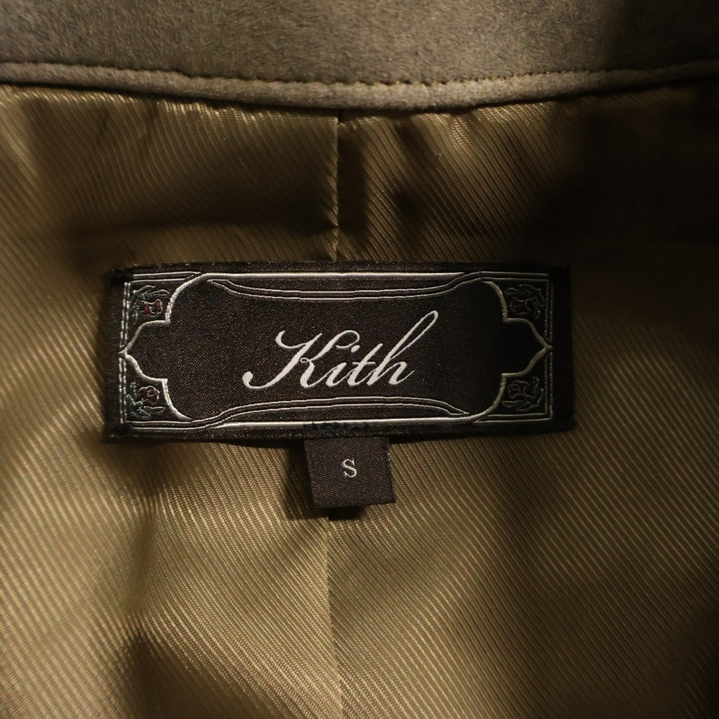 KITH(キス) Canvas Ariel Blouson Jacket キャンバス アリエル フロントプリーツ ブルゾン デニムジャケット ブラウン