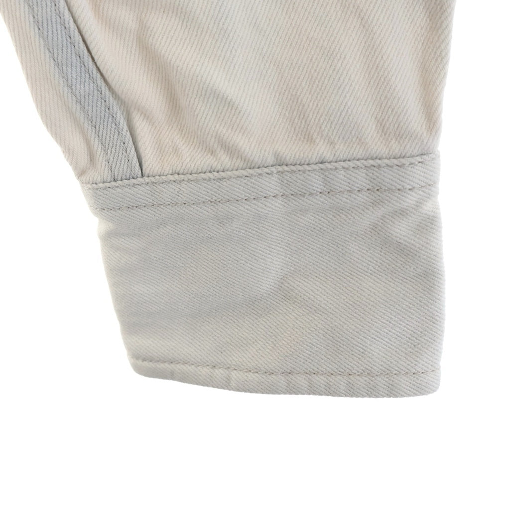 KITH(キス) Midweight Denim Long Sleeve Warwick Shirt ミッドウェイト デニム ロングスリーブ ワーウィック 長袖シャツ ホワイト