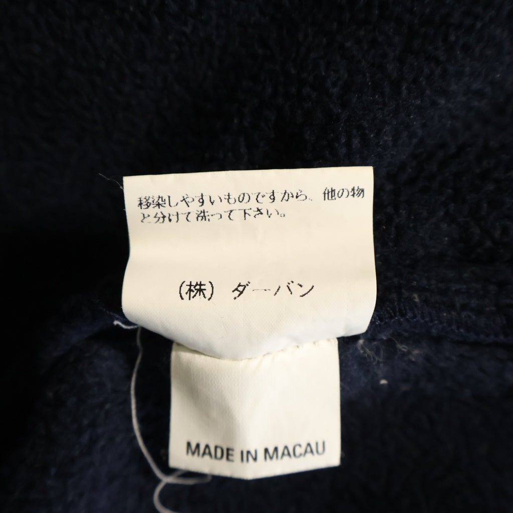 POLO RALPH LAUREN(ポロラルフローレン) 90s ポロベア刺繍 ハーフジップアップ フリース ジャケット ネイビー