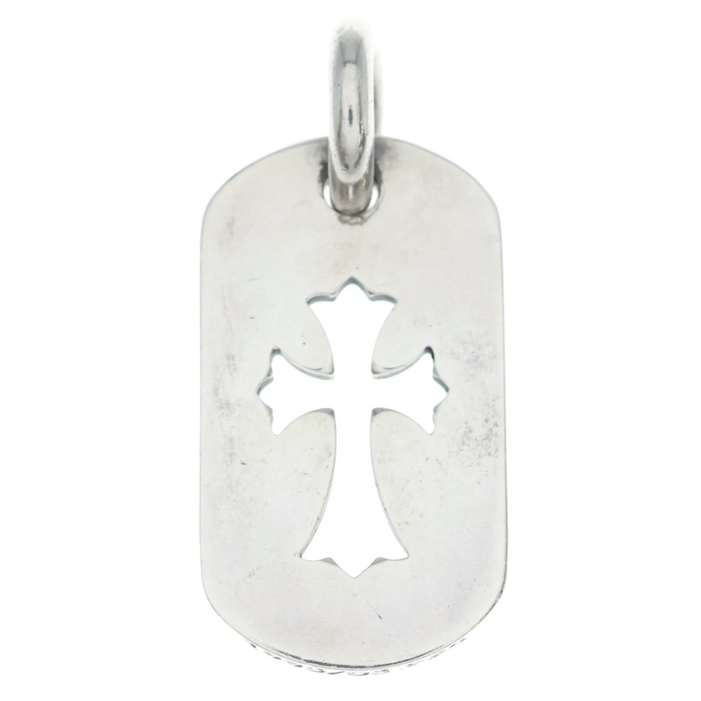 CHROME HEARTS(クロムハーツ) D TAG SML CO CRS カットアウトクロスドッグタグ スモール ペンダントトップ シルバー BCA242