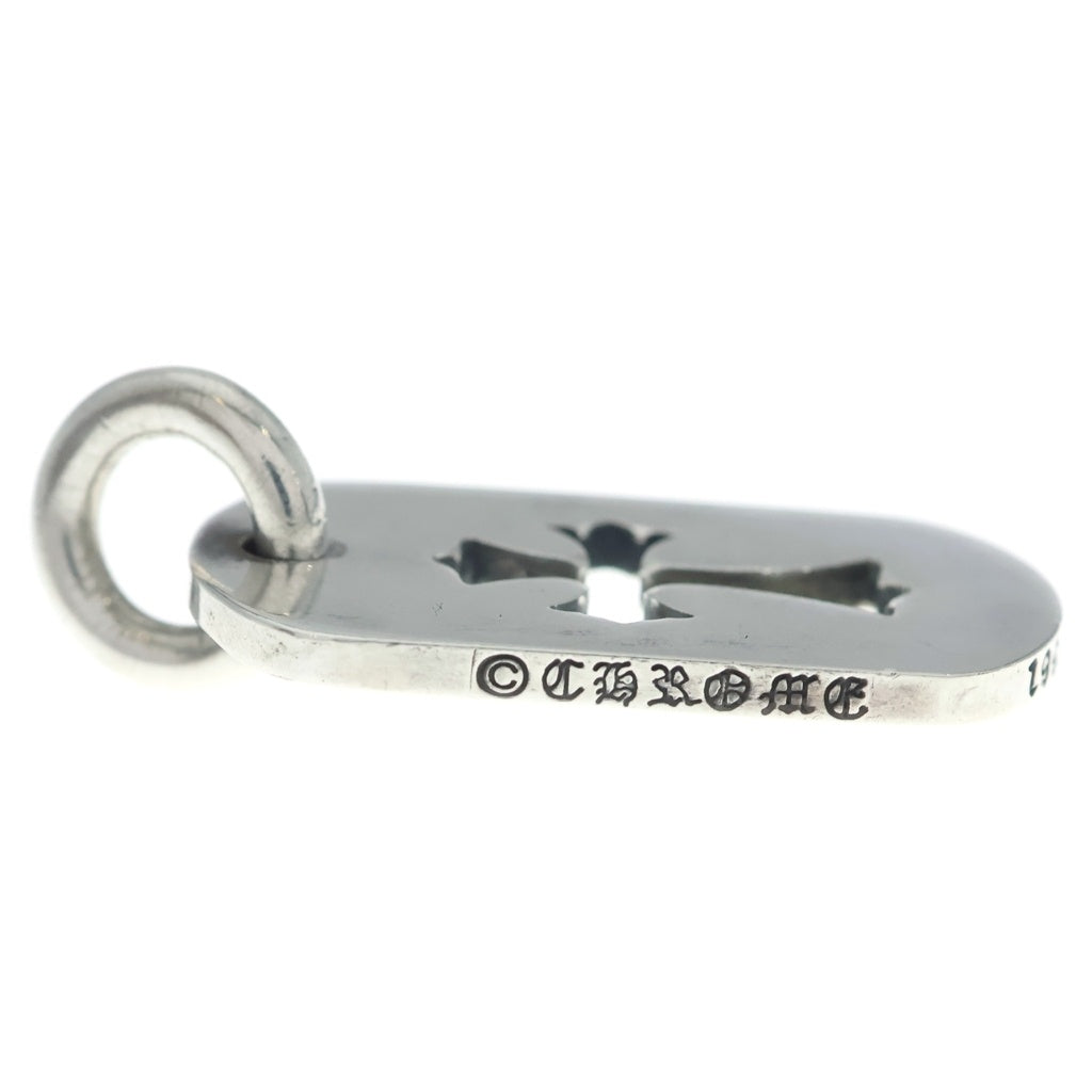 CHROME HEARTS(クロムハーツ) D TAG SML CO CRS カットアウトクロスドッグタグ スモール ペンダントトップ シルバー BCA242