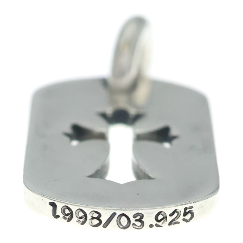 CHROME HEARTS(クロムハーツ) D TAG SML CO CRS カットアウトクロスドッグタグ スモール ペンダントトップ シルバー BCA242