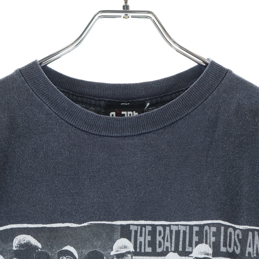 VINTAGE(ヴィンテージ) 00s RAGE AGAINST MACHINE THE BATTLE OF LOSANGELES レイジ アゲインスト マシーン ザ バトルオブロサンゼルス 両面プリント 半袖Tシャツカットソー ブラック