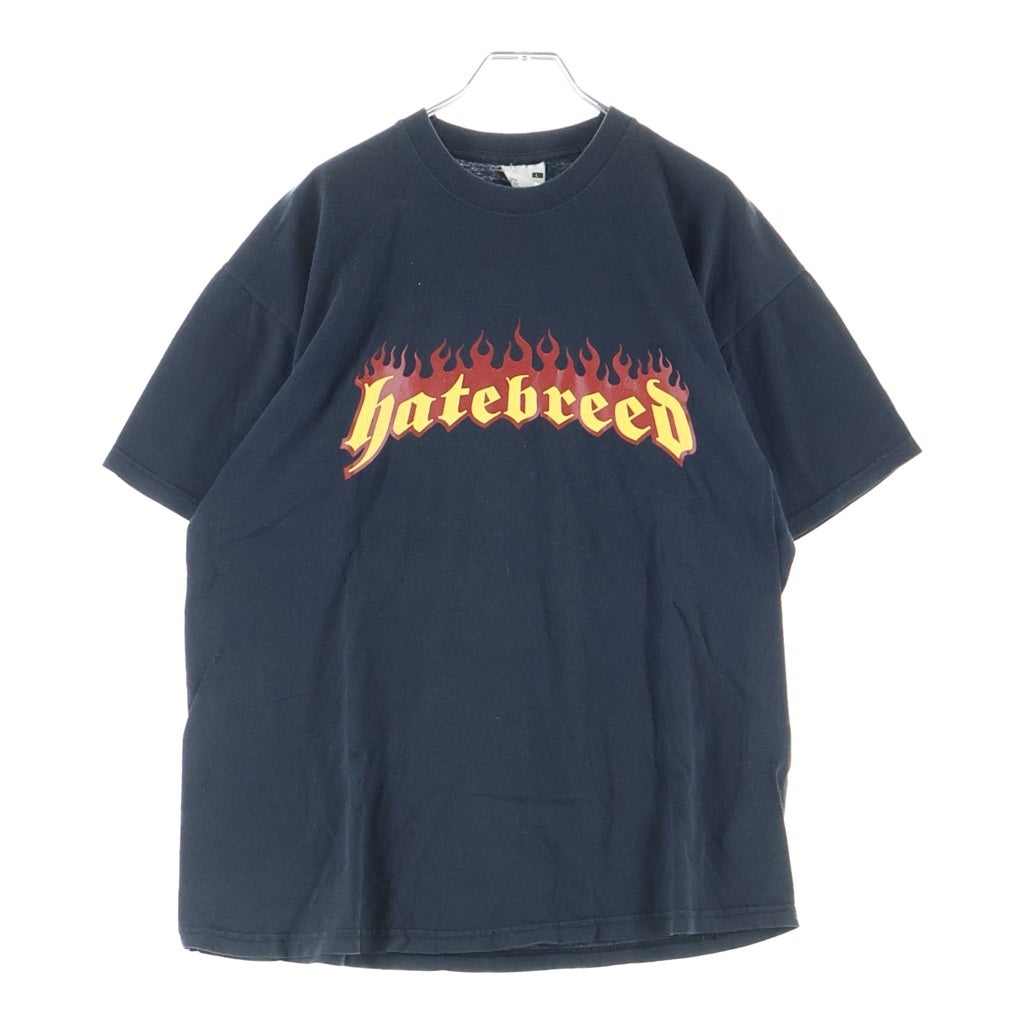 VINTAGE(ヴィンテージ) 00s HATEBREED PERSEVERANCE ヘイトブリード パーサヴィランス 両面プリント 半袖Tシャツカットソー ブラック