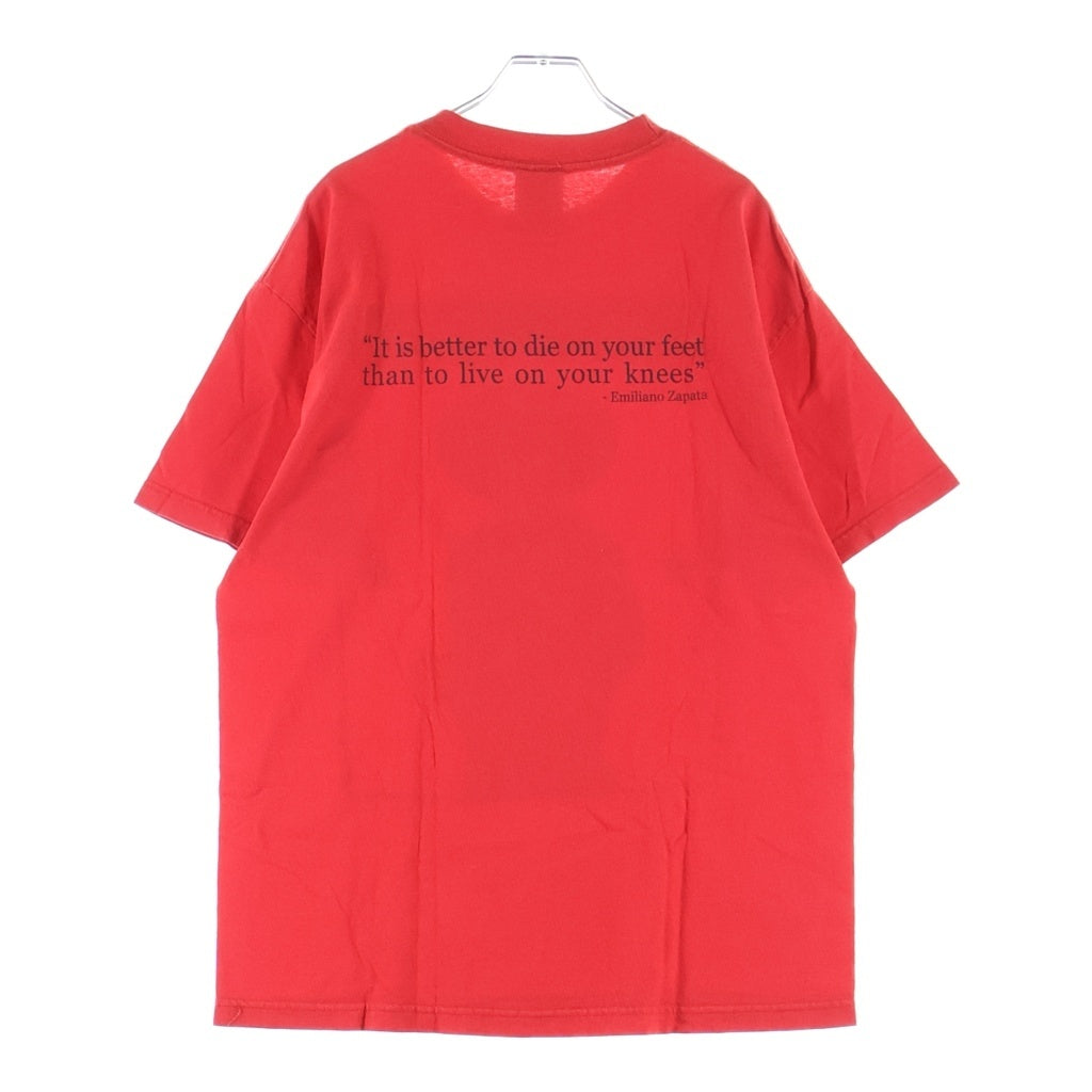 VINTAGE(ヴィンテージ) 00s RAGE AGAINST THE MACHINE レイジ アゲインスト ザ マシーン 両面プリント 半袖Tシャツカットソー レッド