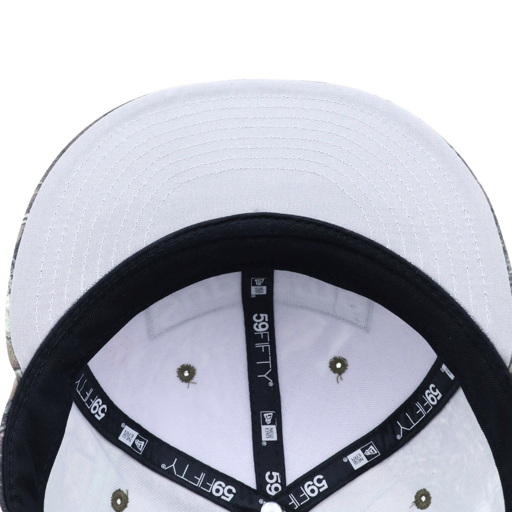 SUPREME(シュプリーム) 25AW ×New Era Breast Cancer Awareness Box Logo ニューエラ ブレスト キャンサー アウェアネス リアルツリーカモ 総柄 6パネル キャップ マルチ