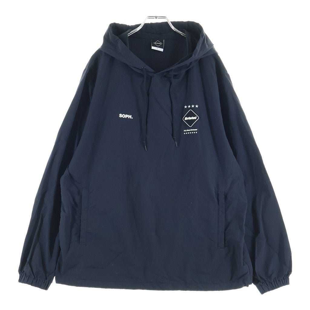 F.C.R.B.(エフシーアールビー) 22SS LOGO APPLIQUE PULLOVER HOODED ANORAK ロゴアップリケプルオーバーフーデッドアノラック プルオーバーパーカー FCRB-220069