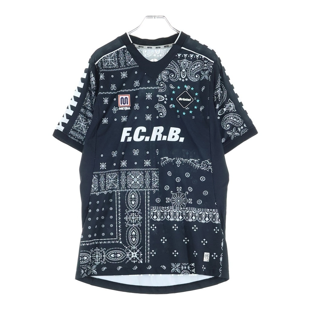 F.C.R.B.(エフシーアールビー) 21AW ×MEYBA GAME SHIRT メイバ ゲームシャツ フロントラバーロゴアップリケ 半袖Tシャツ FCRB-210123