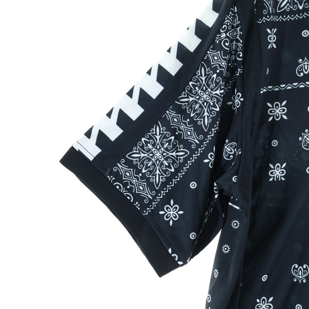 F.C.R.B.(エフシーアールビー) 21AW ×MEYBA GAME SHIRT メイバ ゲームシャツ フロントラバーロゴアップリケ 半袖Tシャツ FCRB-210123