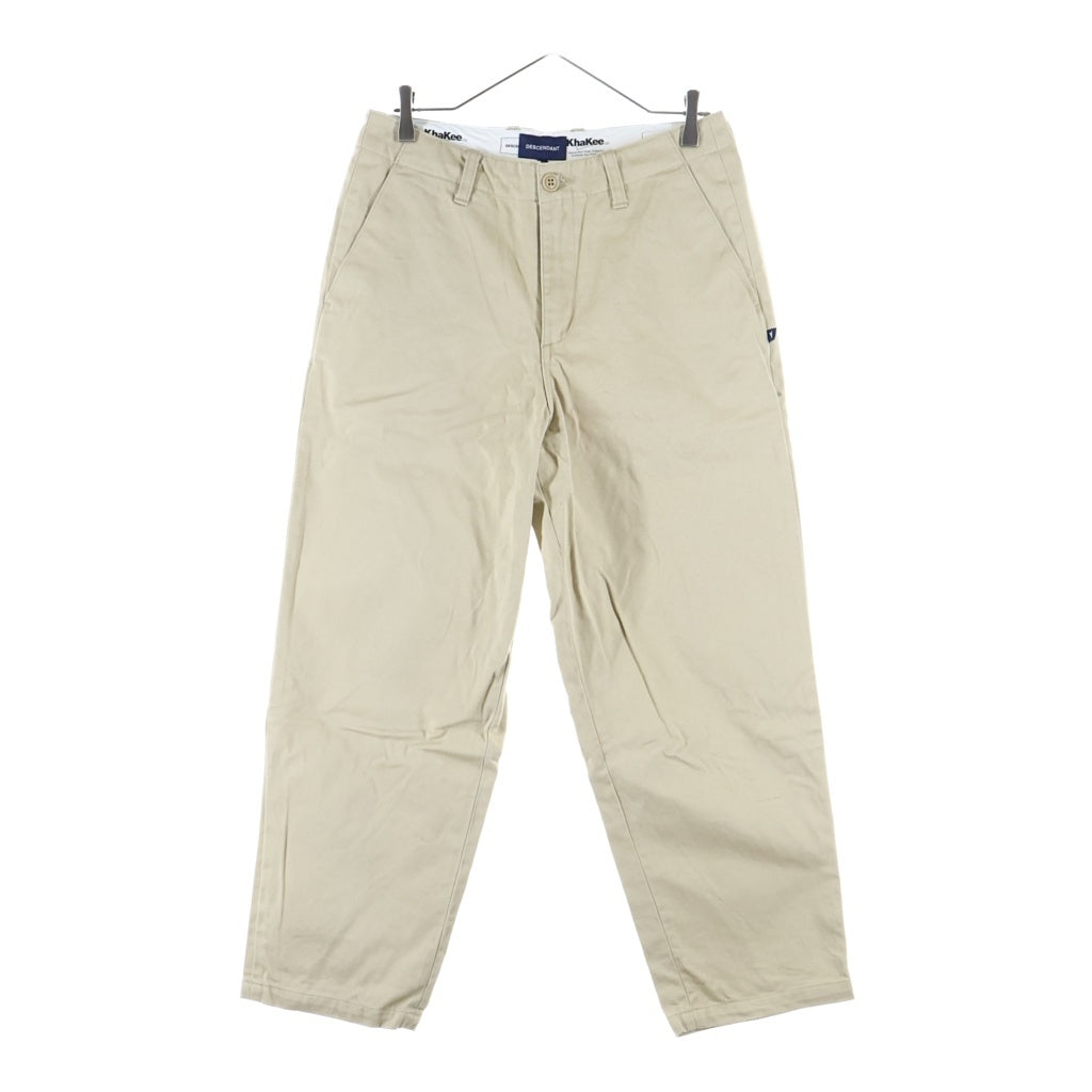 DESCENDANT(ディセンダント) SEAFOWL TWILL TROUSERS シーファウルツイルトラウザーズパンツ スラックス ベージュ