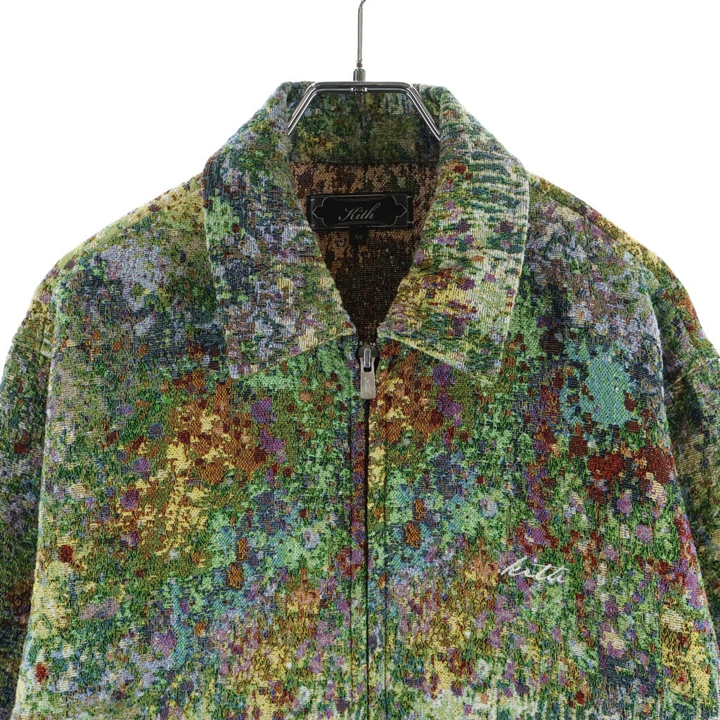 KITH(キス) 26SS Floral Tapestry Full Zip Jacket フローラル総柄 フルジップアップ ジャケット マルチ