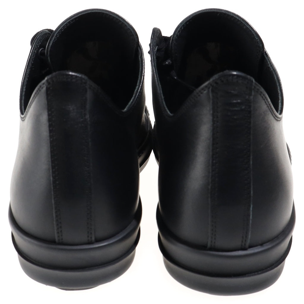 Rick Owens(リックオウエンス) 25SS Ramones Low sneaker ラモーンズ レザー ローカットスニーカー ブラック RR01E5891LCH