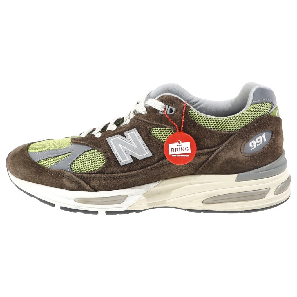 New Balance(ニューバランス) ×KITH × Danielle Cathari 991V2 Reverse Matcha キス ダニエル カタリ リバース抹茶 スエード ローカットスニーカー マルチ S9 1/2/27.5cm