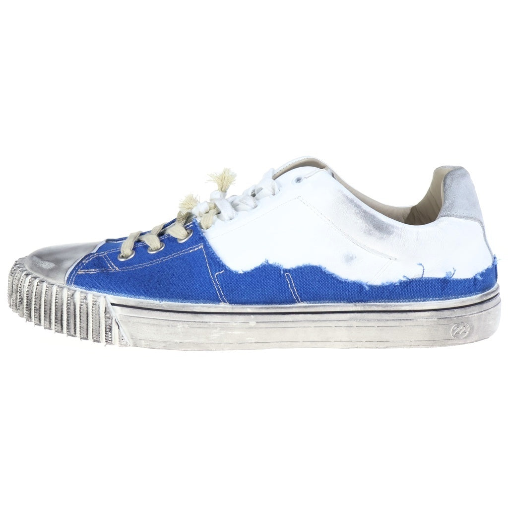 Maison Margiela(メゾンマルジェラ) New Evolution ニューエボリューション ユーズド加工 ローカットスニーカー ブルー/ホワイト