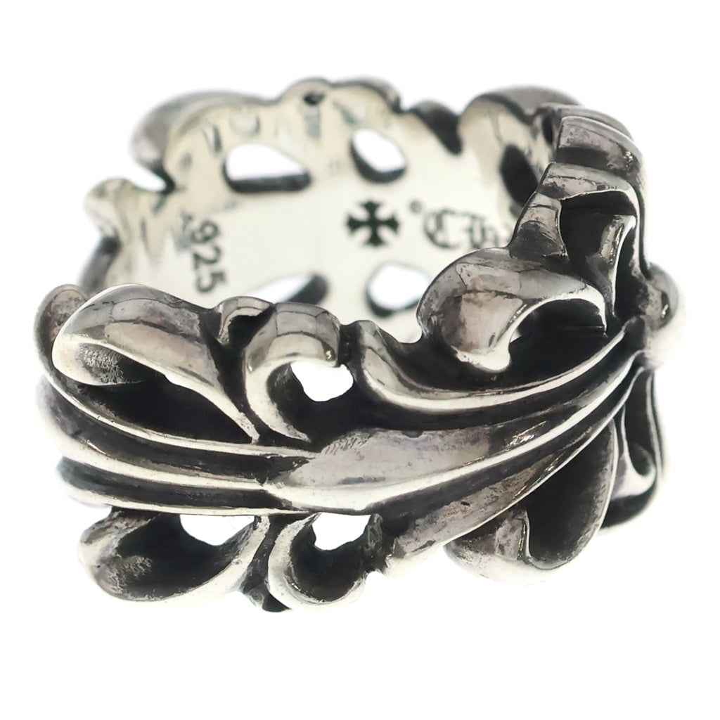 CHROME HEARTS(クロムハーツ) DBL FLRL CRS ダブルフローラルクロス リング シルバー BCA390