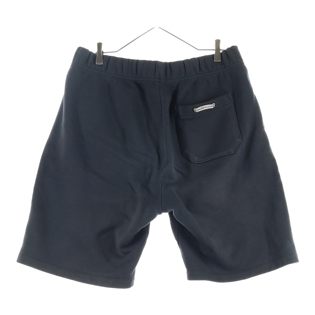 CHROME HEARTS(クロムハーツ) Y NOT 3 CEMETERY CROSS PATCH SWEAT SHORTS ワイノット 3セメタリークロスパッチ スウェットショーツ ハーフパンツ ブラック