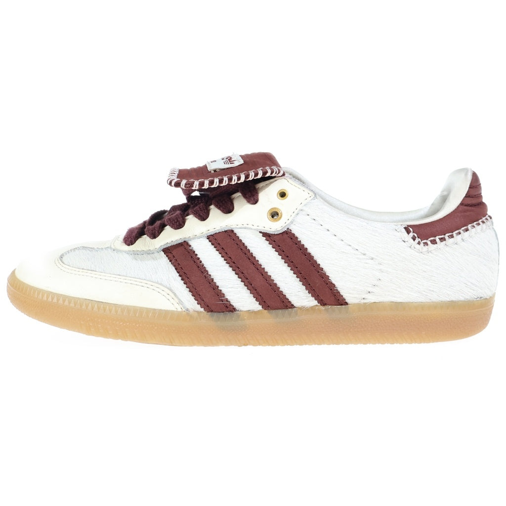 adidas(アディダス) ×Wales Bonner Samba Pony Tonal Low Cream White Mystery Brown ウェールズボナー サンバ ポニー トーナル ロー ローカットスニーカー US8/26cm IE0586