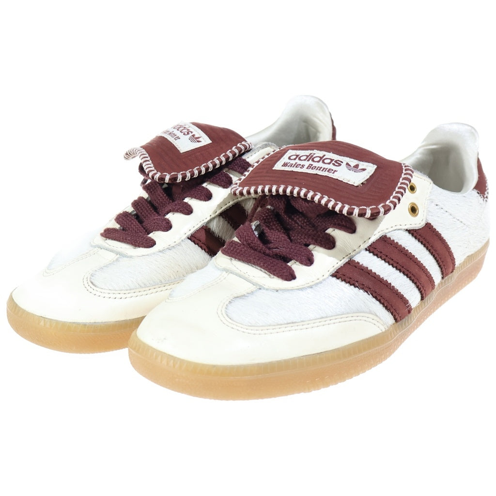 adidas(アディダス) ×Wales Bonner Samba Pony Tonal Low Cream White Mystery Brown ウェールズボナー サンバ ポニー トーナル ロー ローカットスニーカー US8/26cm IE0586