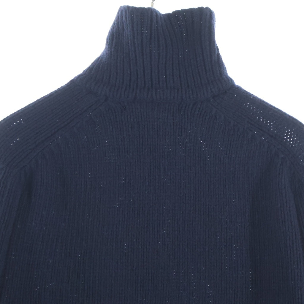 STONE ISLAND(ストーンアイランド) 04AW ハーフジップ ニット ジャケット ネイビー 41155285
