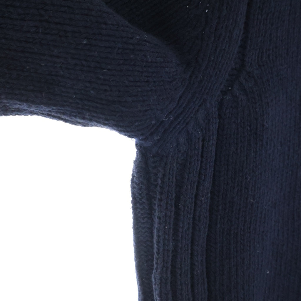 STONE ISLAND(ストーンアイランド) 04AW ハーフジップ ニット ジャケット ネイビー 41155285