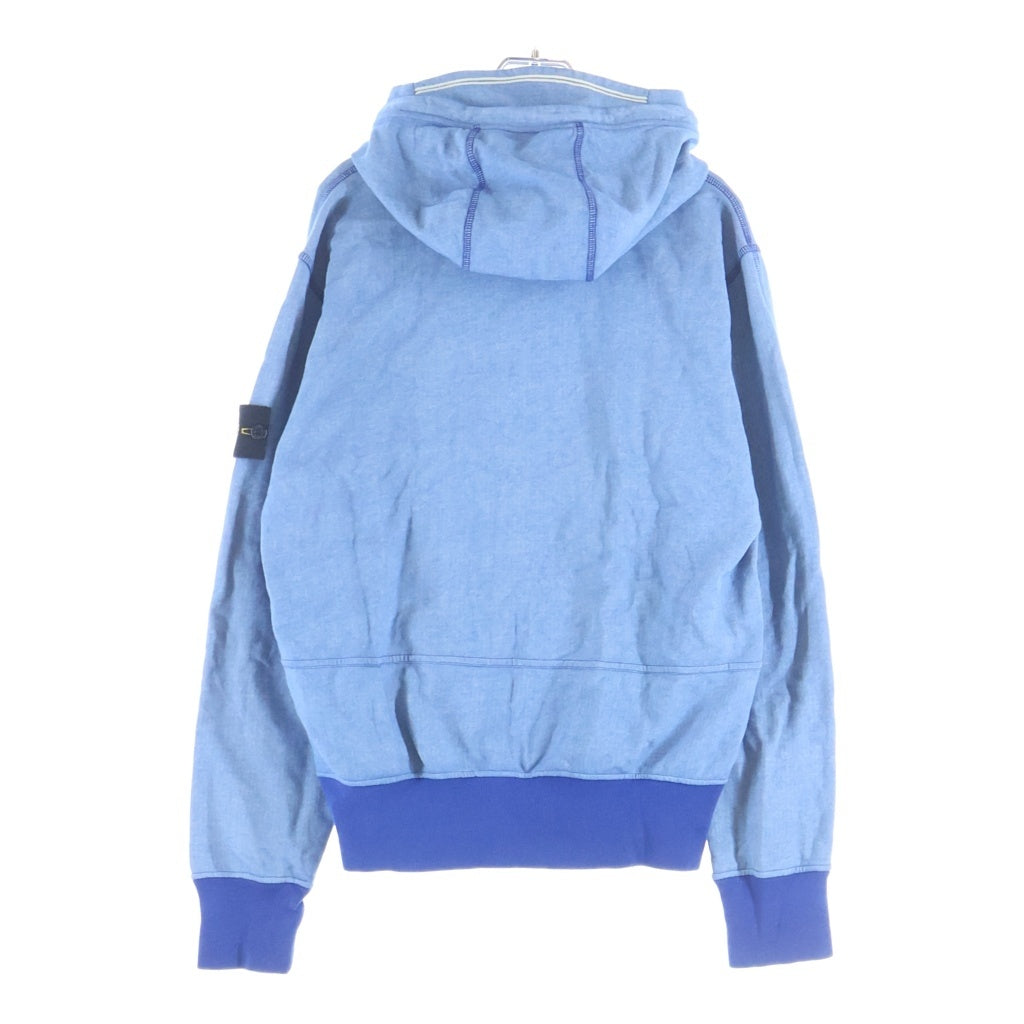 STONE ISLAND(ストーンアイランド) コットン ジップアップパーカー フーディー ブルー 541562554