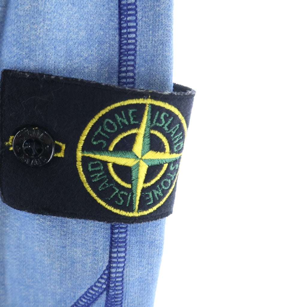 STONE ISLAND(ストーンアイランド) コットン ジップアップパーカー フーディー ブルー 541562554