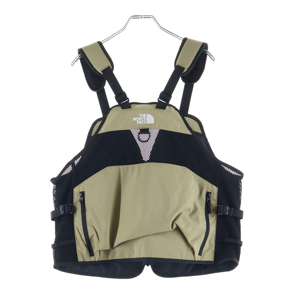 THE NORTH FACE(ザノースフェイス) Gear Mesh Vest ギア メッシュ 両面ロゴ刺繍 ベスト ベージュ NP22330