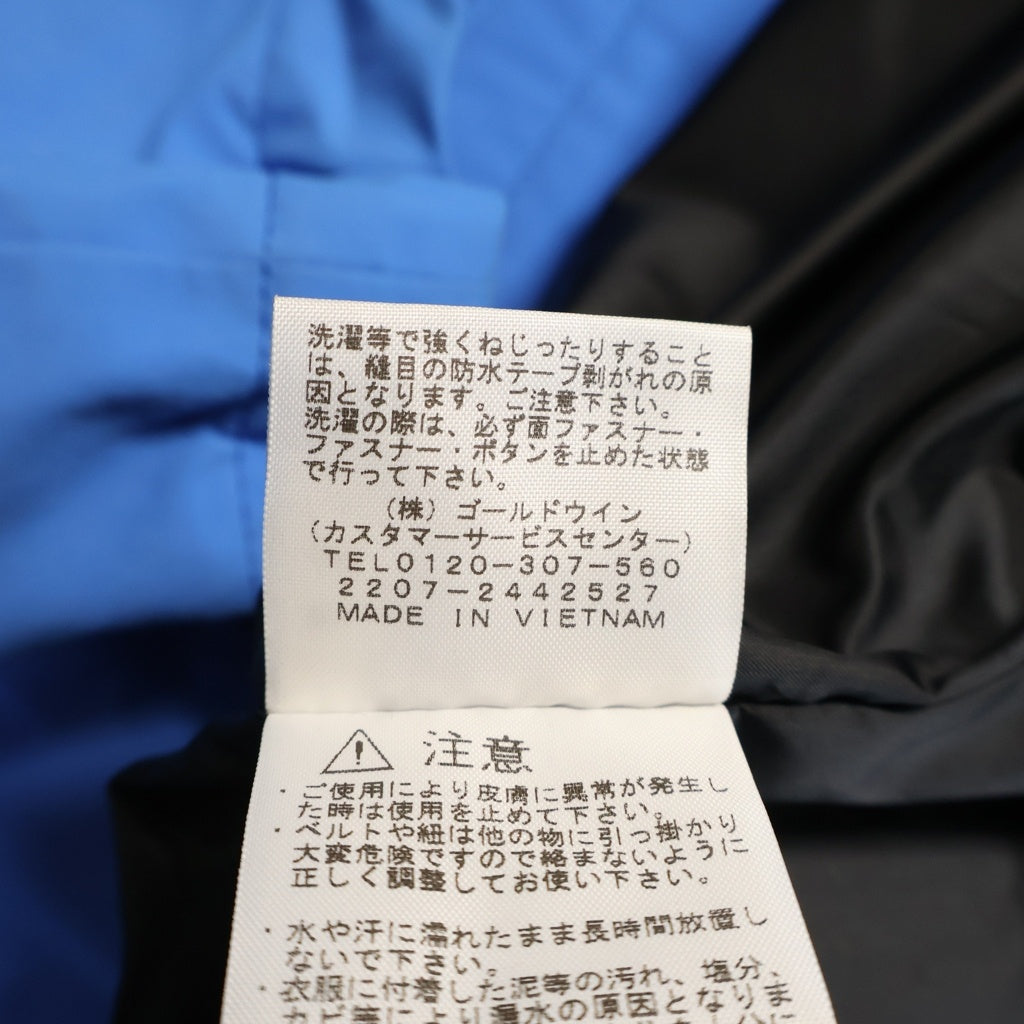 THE NORTH FACE(ザノースフェイス) Mountain Light Jacket マウンテンライト ゴアテックス 両面ロゴ刺繍 フーデットジャケット ブルー NP62236