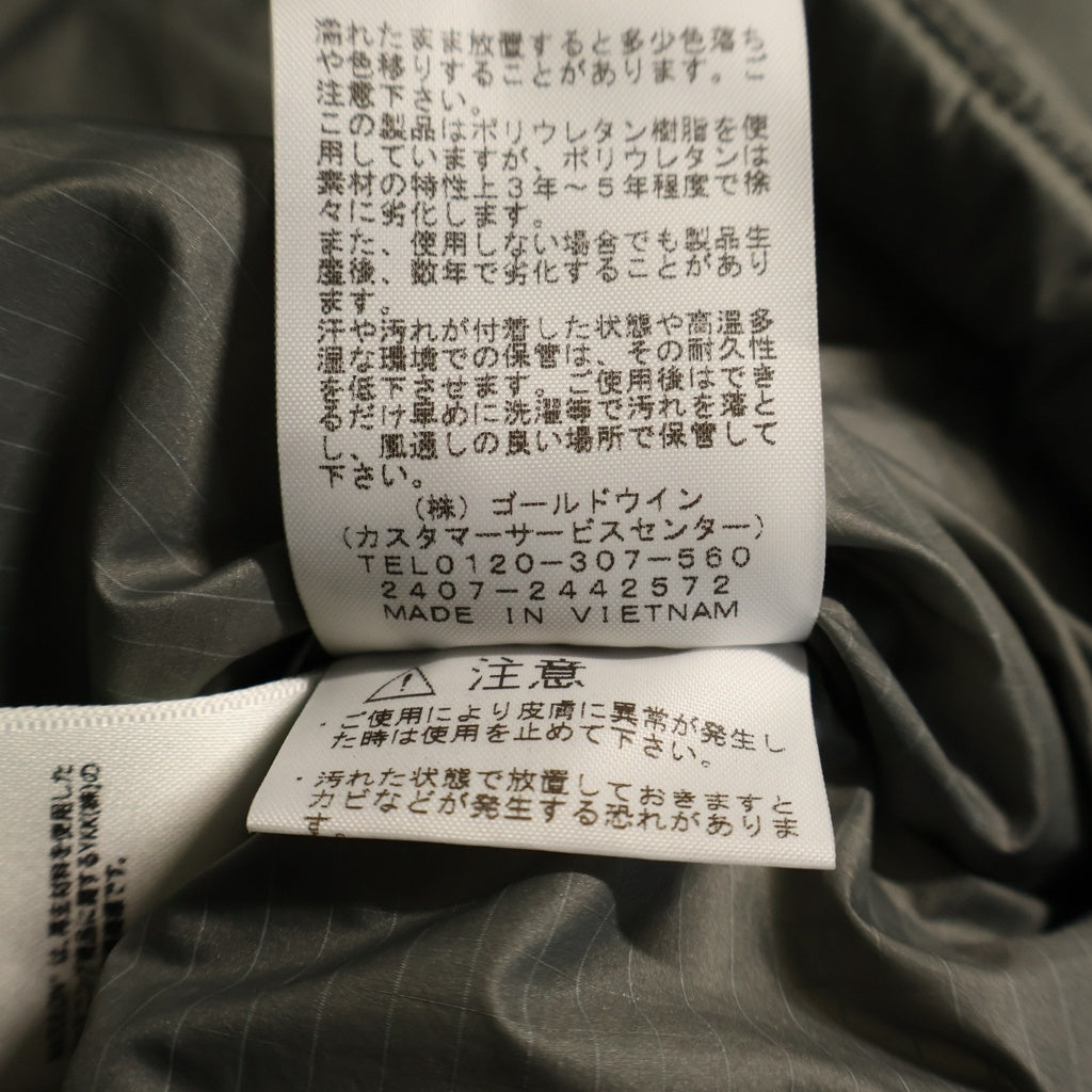 THE NORTH FACE(ザノースフェイス) CAMP SIERRA VEST キャンプシエラ フロントロゴ刺繍 ナイロン ダウンベスト グレー ND42551R
