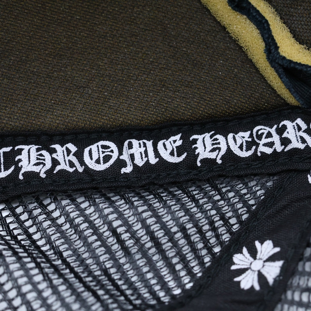 CHROME HEARTS(クロムハーツ) TRUCKER CAP FUCK トラッカー メッシュキャップ ファック 帽子 ブラック