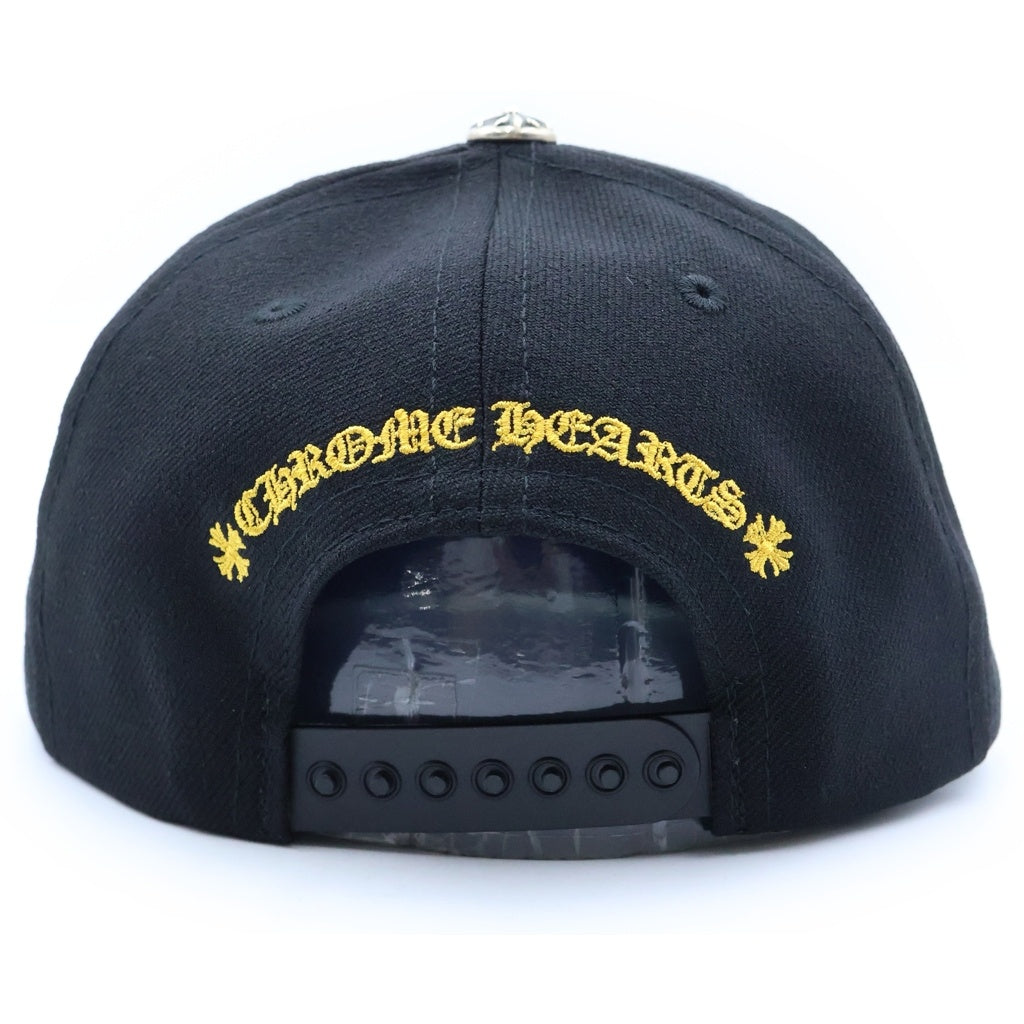 CHROME HEARTS(クロムハーツ) CH HAT CHロゴ刺繍ベースボールキャップ 帽子 ブラック/イエロー