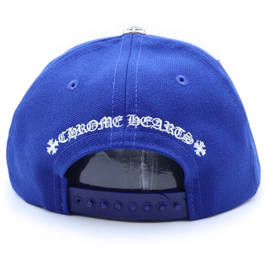 CHROME HEARTS(クロムハーツ) CH HAT CHロゴ刺繍ベースボールキャップ 帽子 ブルー/ホワイト