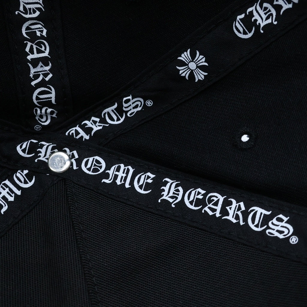 CHROME HEARTS(クロムハーツ) Vertical Logo Hat CH バーティカルロゴ ベースボールキャップ 帽子 ブラック