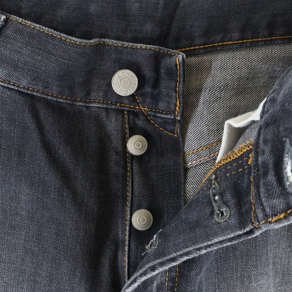 Acne Studios(アクネ ストゥディオズ) 23AW FN Black Trafalgar Super Baggy Fit Jeans トラファルガースーパーバギーフィットジーンズ デニムパンツ ブラック A00514