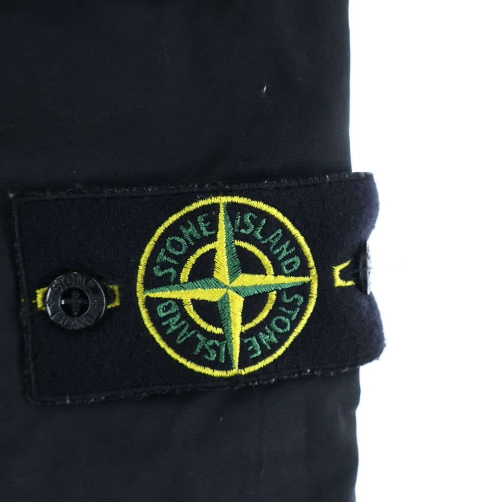 STONE ISLAND(ストーンアイランド) CARGO PANTS 5 POCKETS ロゴパッチ 5ポケット カーゴパンツ ブラック 761532003