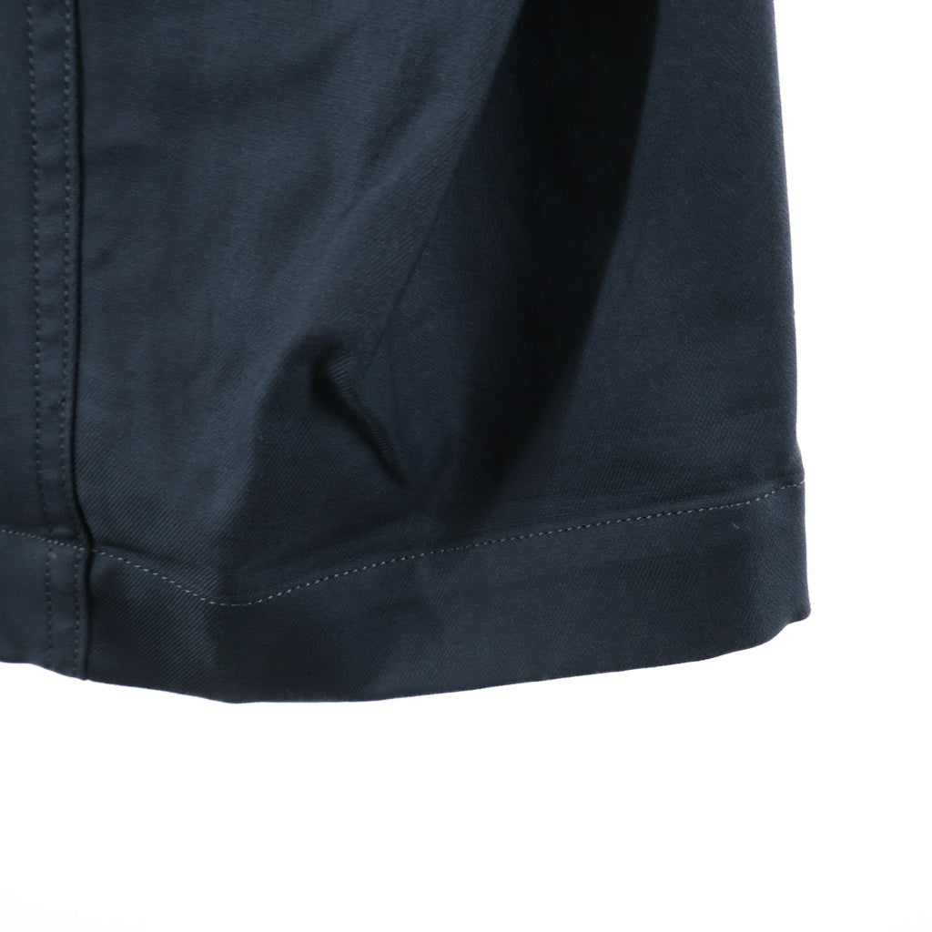NVRFRGT(ネバーフォーゲット) 2TUCKED TWISTED TROUSERS 2タックツイスト トラウザーズ コットン ワークパンツ グレー NF261P06