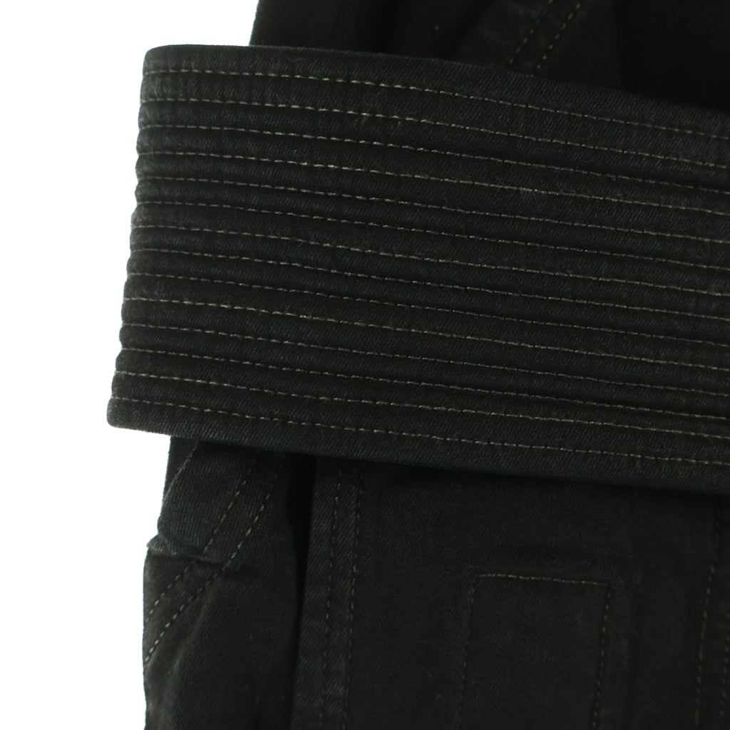 Rick Owens DRKSHDW(リックオウエンス ダークシャドウ) CREATCH CARGO DRAWSTRING クリーチ カーゴ ドローストリング カーゴパンツ ブラック DU02B4376-SBB