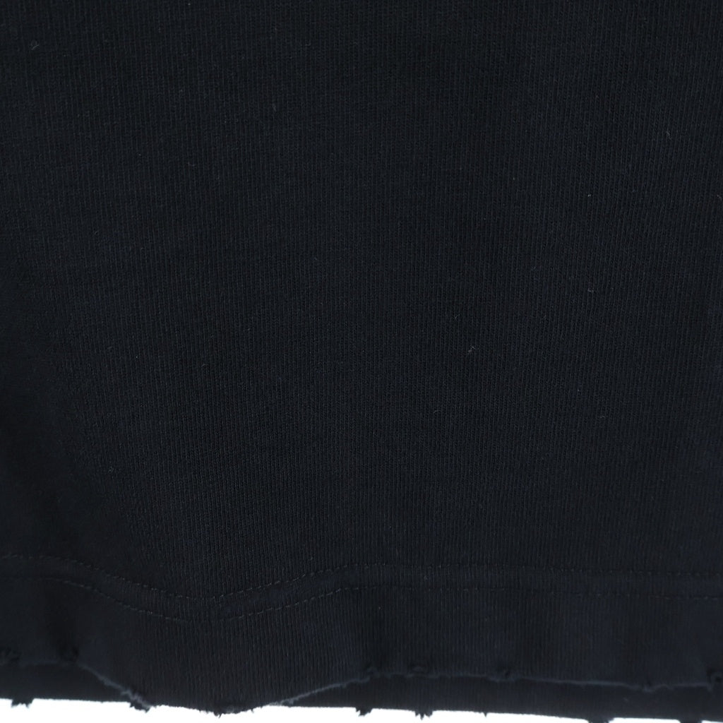 BALENCIAGA(バレンシアガ) 20AW GOTHIC OVERSIZE T-Shirt ゴシック オーバーサイズ オールシーイングアイ フリーメイソン 半袖Tシャツカットソー ブラック 641614 TJV78