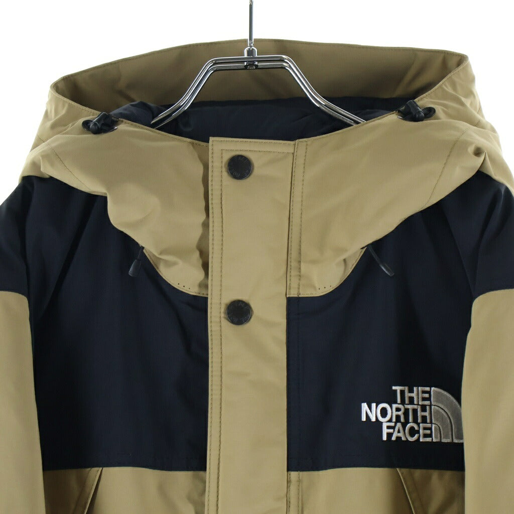THE NORTH FACE(ザノースフェイス) Mountain Down Jacket マウンテンダウンジャケット ゴアテックス 両面ロゴ刺繍 フーデッドジャケット ベージュ ND92237