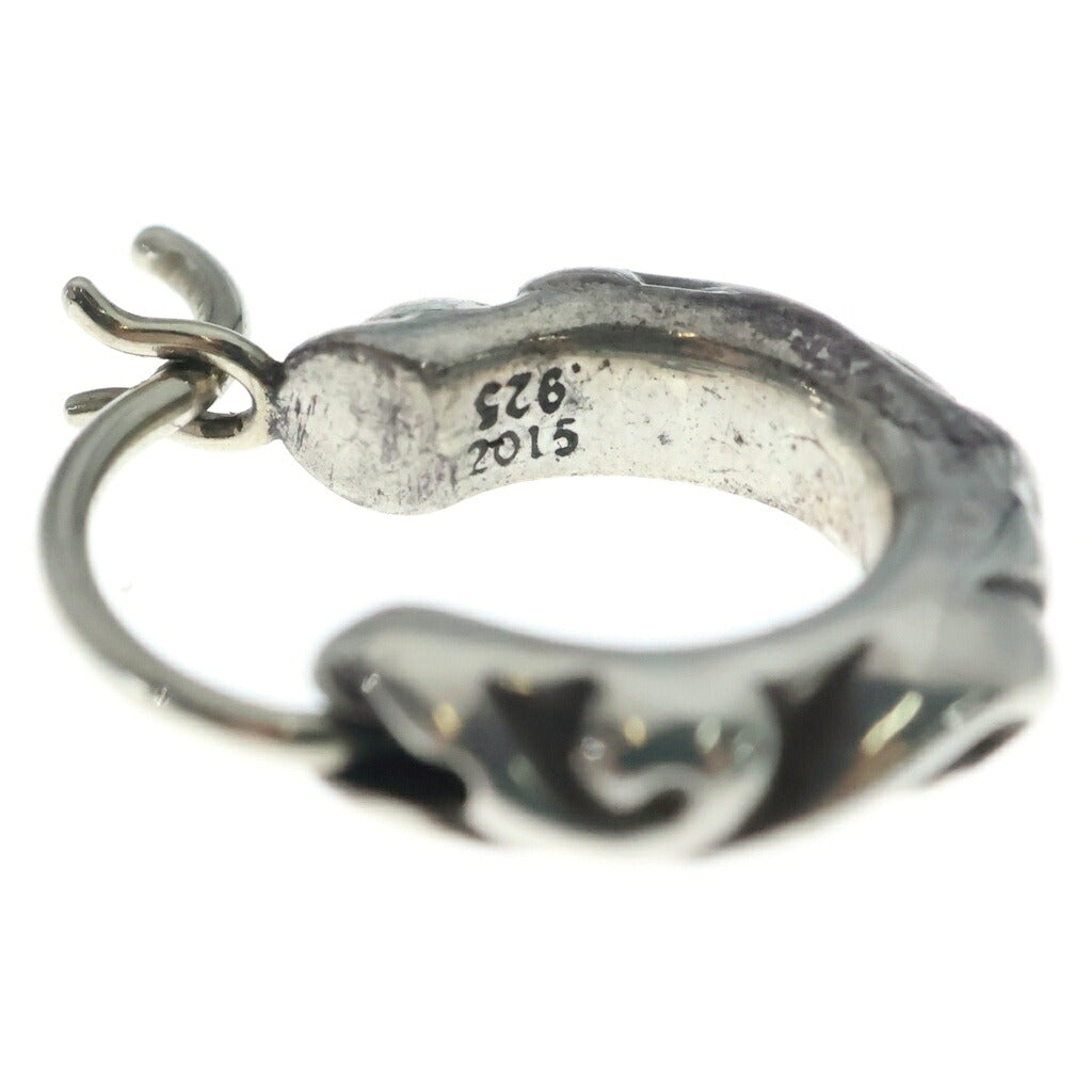 CHROME HEARTS(クロムハーツ) TNY HOOP SCRL タイニースクロールフープピアス シルバー