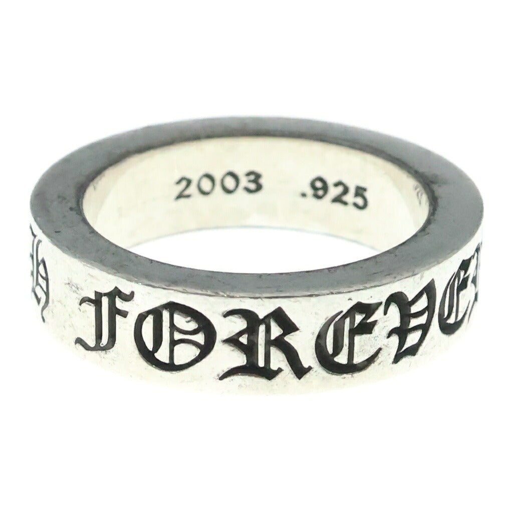 CHROME HEARTS(クロムハーツ) 6mm SPACER FOREVER 6mmスペーサーリング フォーエバーシルバーBCA337