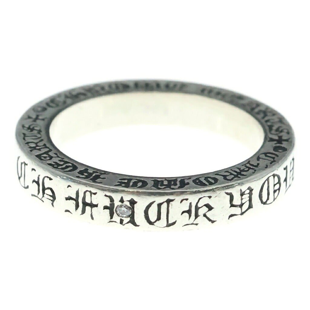 CHROME HEARTS(クロムハーツ) 3mm SPACER FUCKYOU 3mmスペーサーファックユー アフター1Pダイヤ シルバーリング
