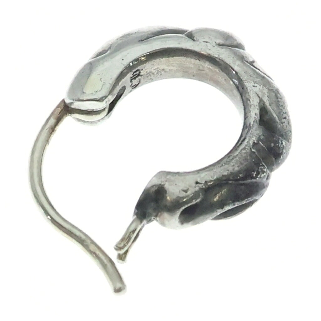 CHROME HEARTS(クロムハーツ) TNY HOOP SCRL タイニースクロールフープピアス シルバー